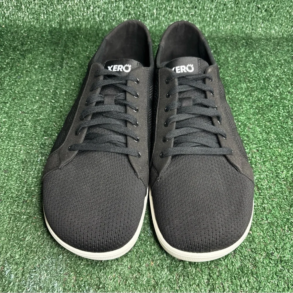 Xero Shoes Dillon Barefoot Mesh Sneakers Shoes Low Top‎ Lace Up Black Men's 15